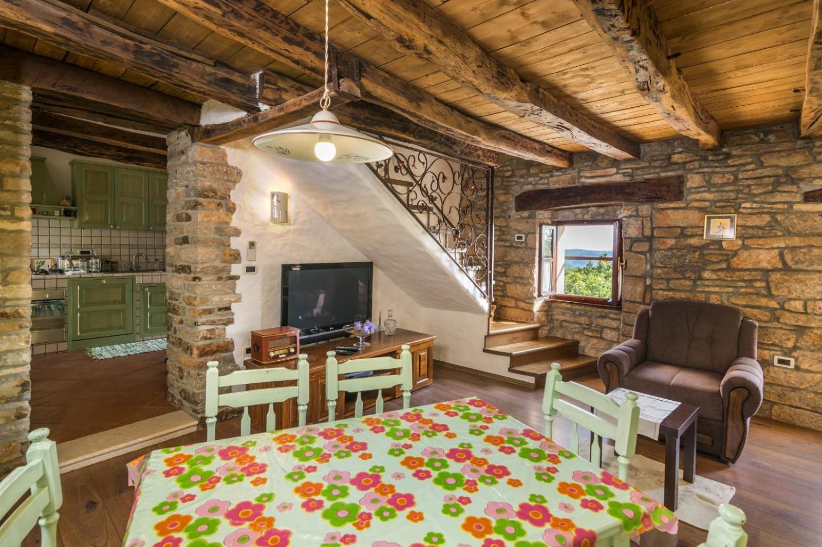 Rustic Villa Marija With Panoramic View In Zrenj Exterior photo