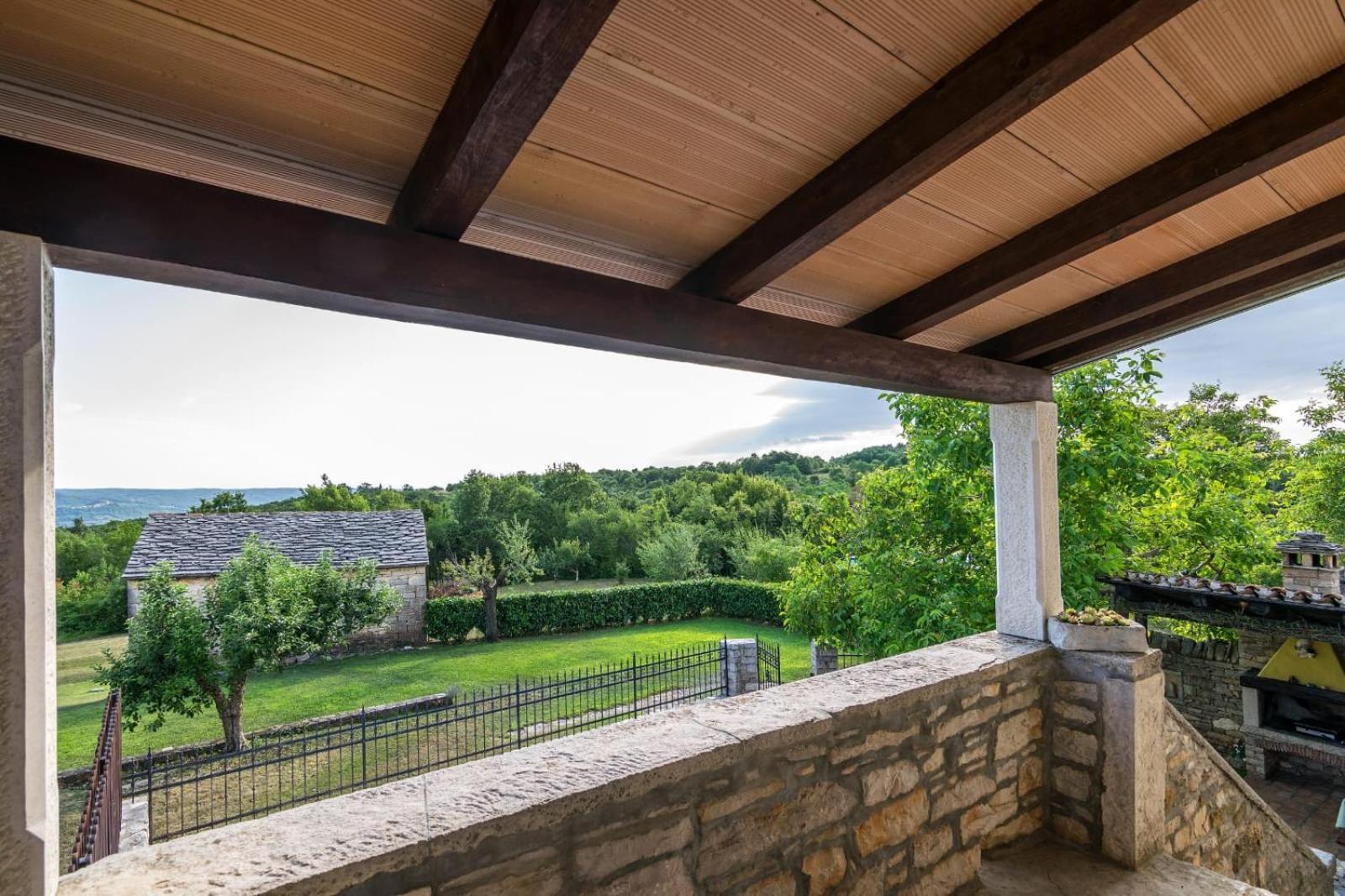 Rustic Villa Marija With Panoramic View In Zrenj Exterior photo
