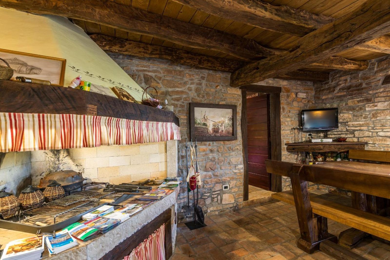 Rustic Villa Marija With Panoramic View In Zrenj Exterior photo