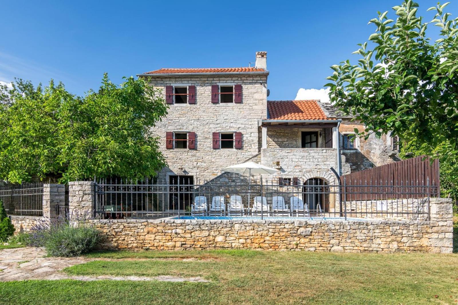 Rustic Villa Marija With Panoramic View In Zrenj Exterior photo